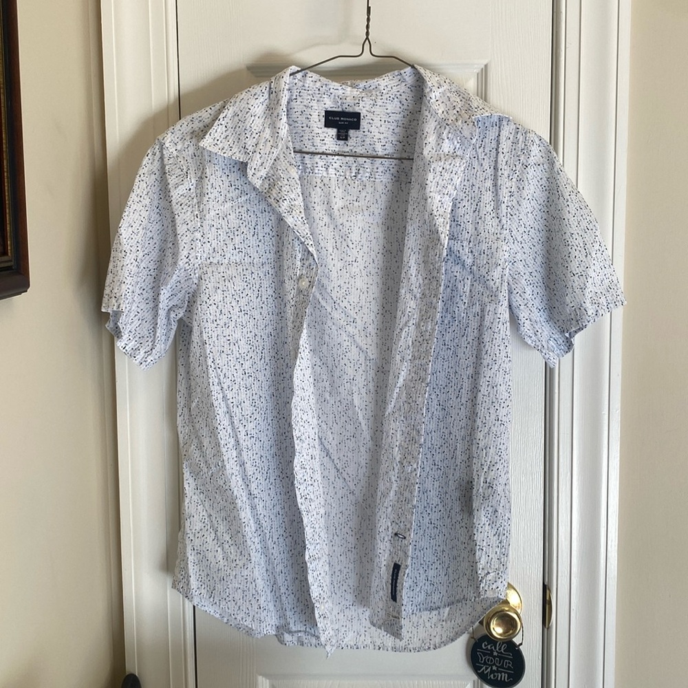 Club Monaco slim fit button down